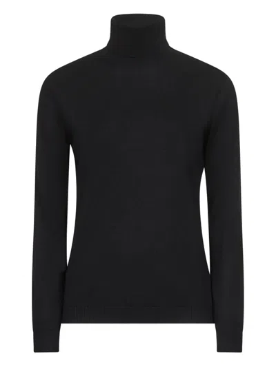 BLANCA VITA TURTLENECK RIBBED-CUFF SWEATER