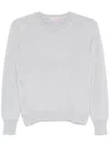 Blanca Vita Virgin Wool Sweater In Grey
