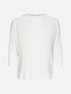 Blanca Vita White Jersey Tandria T-shirt