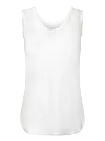 Blanca Vita White Top With Flattering Sleeveless Design