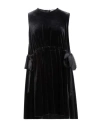 Blanca Vita Woman Mini Dress Black Size 8 Polyester, Elastane In Black