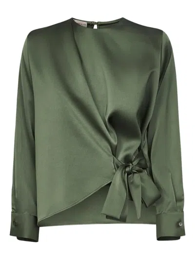 BLANCA VITA WRAP-FRONT TOP
