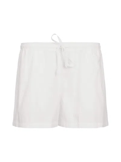 Blanca Women's Kate Cotton Drawstring Shorts In White