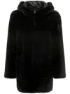 Blancha Shearling Jacket In Black  