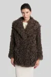 Blancha 75 Fur & Shearling In Brown