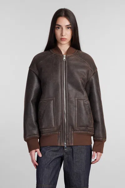 Blancha Bomber In Brown