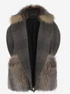 Blancha Brown Alpaca And Wool Blend Vest