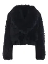 Blancha Cashmere Coat In Black