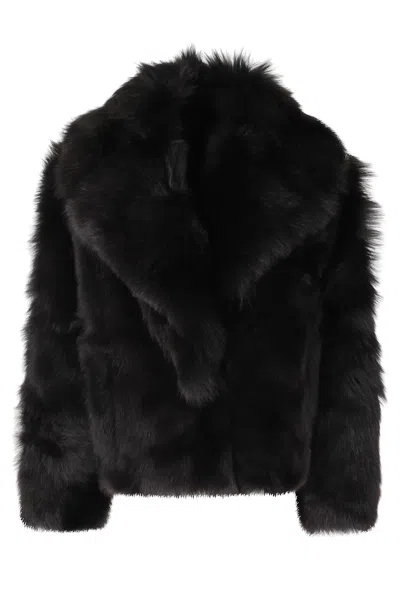 Blancha Chocolate Toscana Shearling Jacket In Brown