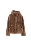 Blancha Brown Reversible Shearling Jacket