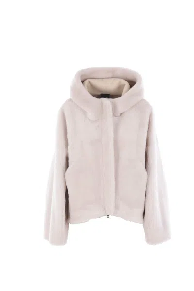 Blancha Jackets White In Gray