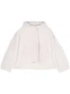 Blancha Reversible Leather Coat In White
