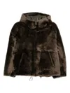 Blancha Shearling Jacket In Sand