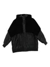Blancha Hooded Parka In Black
