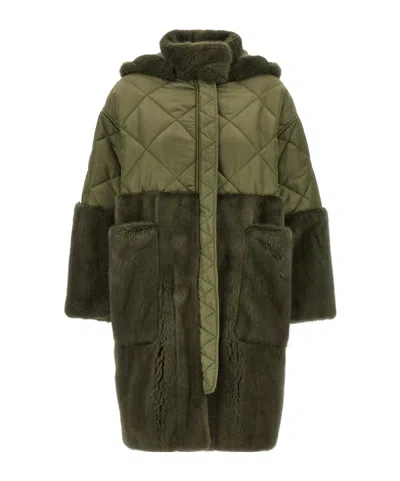 BLANCHA LONG-SLEEVED SPLICED COAT