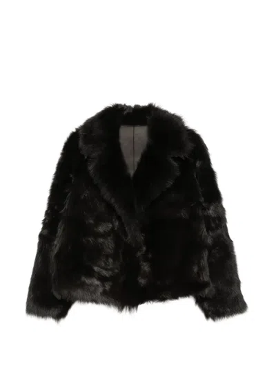 Blancha Long-sleeve Jacket In Black