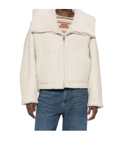 Blancha Long-sleeved Casual Jacket In White