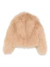 Blancha Mongolia Shearling Coat In Neutral