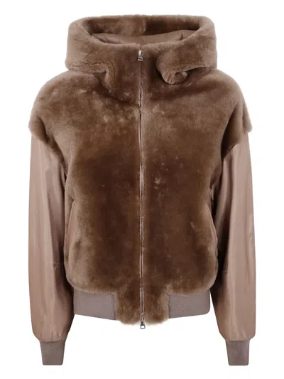 BLANCHA PANELED HOODED JACKET