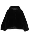 Blancha Shearling Jacket In Black