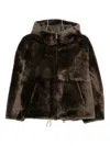 Blancha Shearling Jacket In Brown