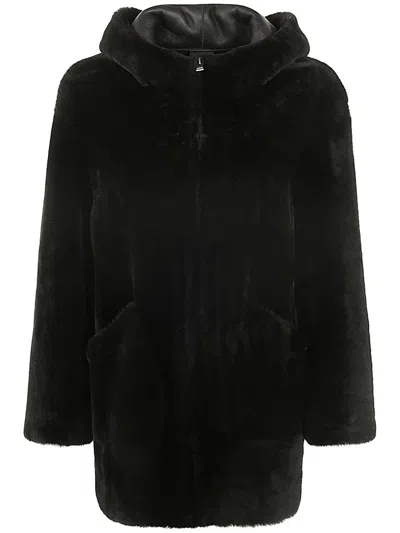 Blancha Shearling Jacket Clothing In Black