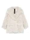 Blancha Shearling Jacket In White