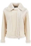Blancha Shearling Jacket In White