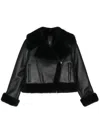 Blancha Shearling Jacket In Schwarz