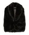 Blancha Sleeveless Jacket In Brown