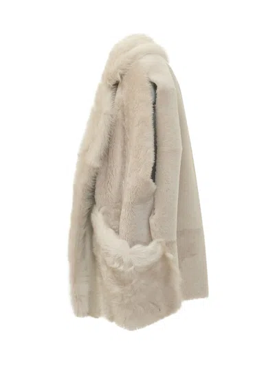 Blancha Straight Merino Vest In Burro