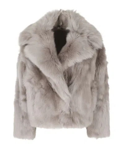 Blancha Shearling Jacket In Neutral
