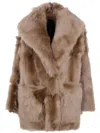 Blancha "toscana Shearling" Jacket Clothing In Brown