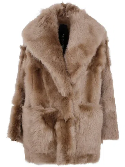 BLANCHA BLANCHA "TOSCANA SHEARLING" JACKET