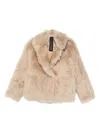 Blancha Shearling Jacket In Sand