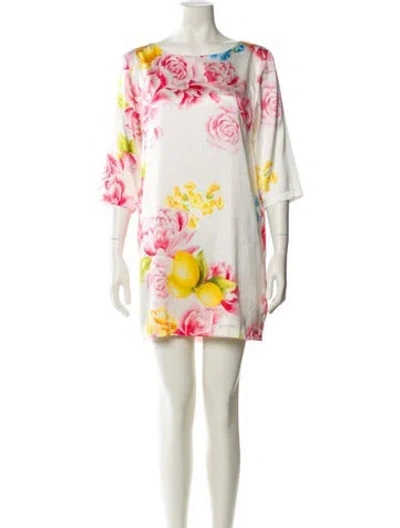 Pre-owned Silk Mini Dress In Multi from The RealReal