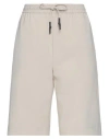 Blanche Woman Shorts & Bermuda Shorts Beige Size 8 Polyester, Viscose, Elastane In Beige