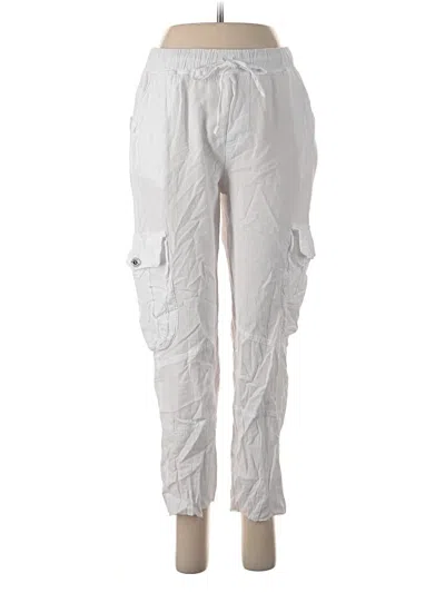 Pre-owned Blanco By Nature Cargo Pants In White