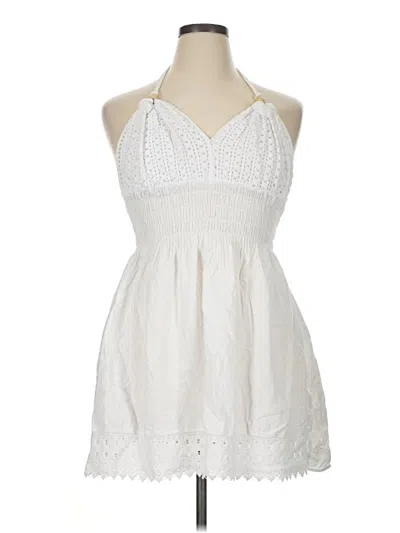 Pre-owned Blanco By Nature Casual Dress In White