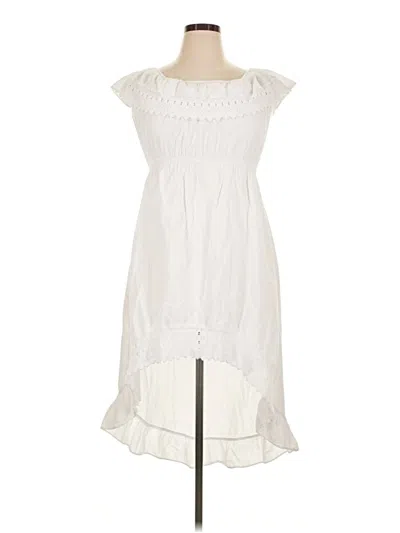 Pre-owned Blanco By Nature Casual Dress In White