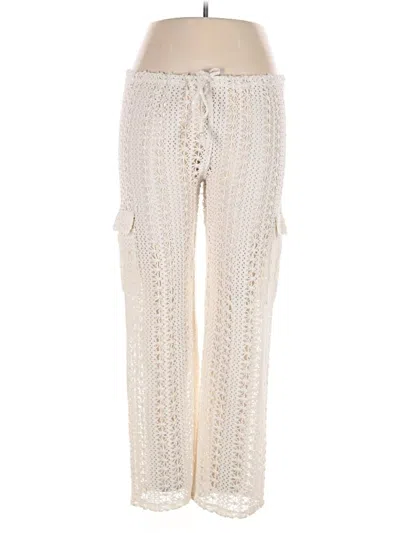 Pre-owned Blanco By Nature Casual Pants In Ivory