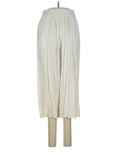 Pre-owned Blanco By Nature Casual Pants In White