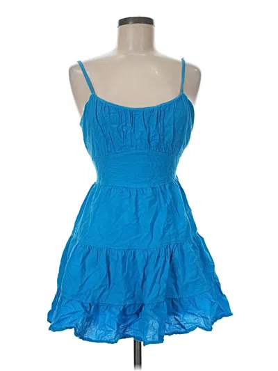 Pre-owned Blanco By Nature Cocktail Dress In Blue