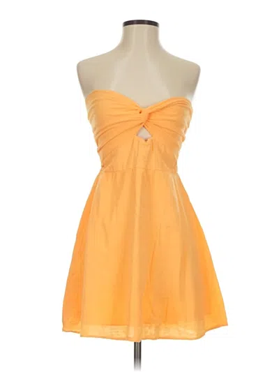 Pre-owned Blanco By Nature Cocktail Dress In Yellow