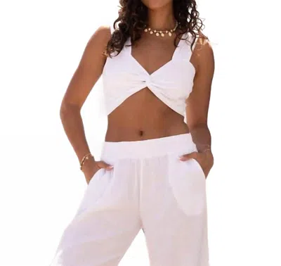 Blanco By Nature Joya Top In White