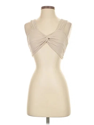Pre-owned Blanco By Nature Sleeveless Blouse In Brown