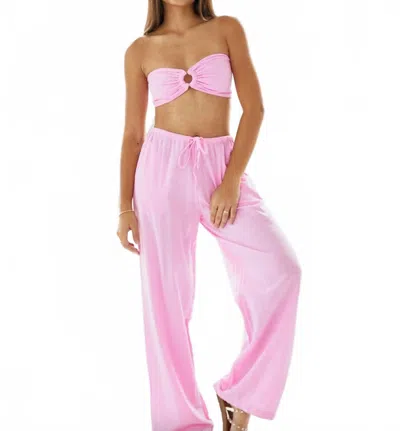 Blanco By Nature Women's Coconut Crop Top In Pink