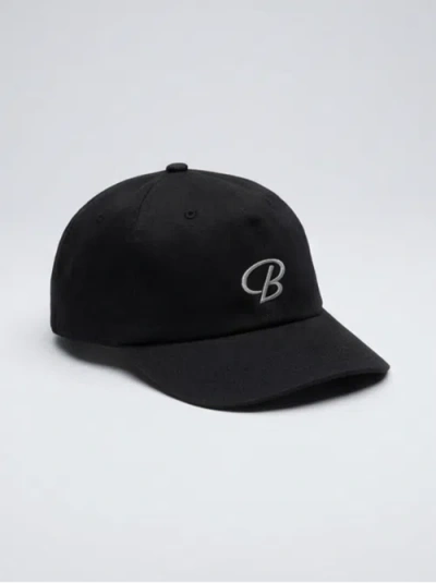 Blanco Clothing Blanco "b" Woven Hat In Black
