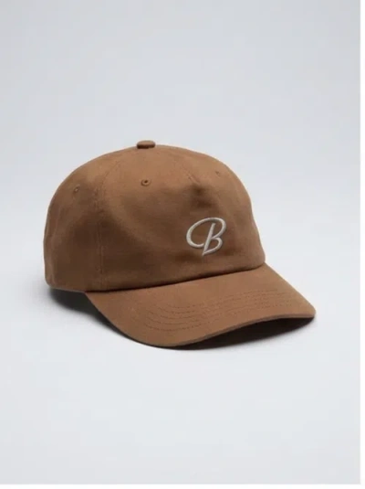 Blanco Clothing Blanco "b" Woven Hat In Brown