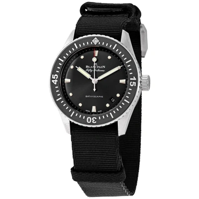 Blancpain Bathyscaphe Automatic Men's Watch 5100b 1110 Naba In Black / Grey